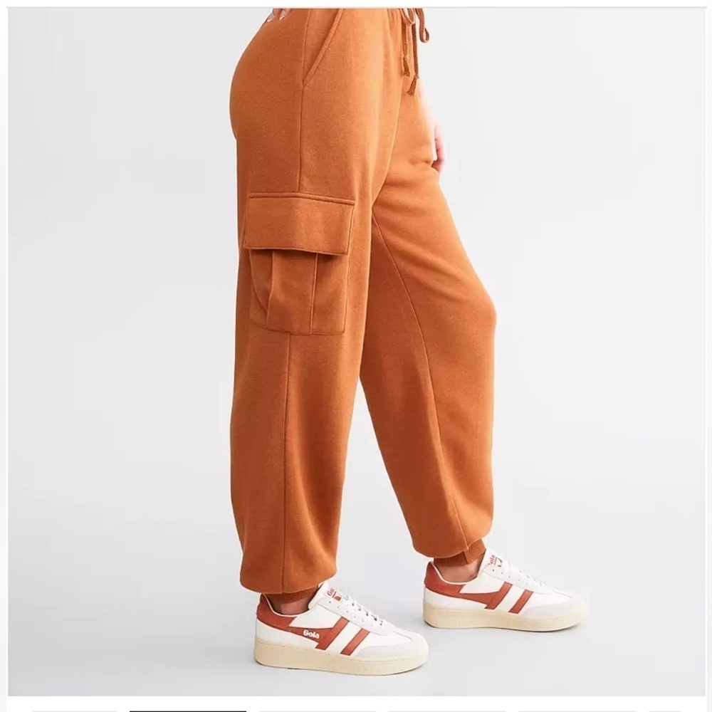 Gilded Intent (Buckle) Rust Jogger Pants size medium. - Picture 10 of 13